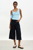 Light blue looped banding tank top_4