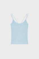 Light blue thin ribbed strappy knit tank_2