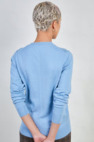 Light blue cashmere blend crew neck jumper_3