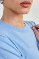 Light blue cashmere blend crew neck jumper_5