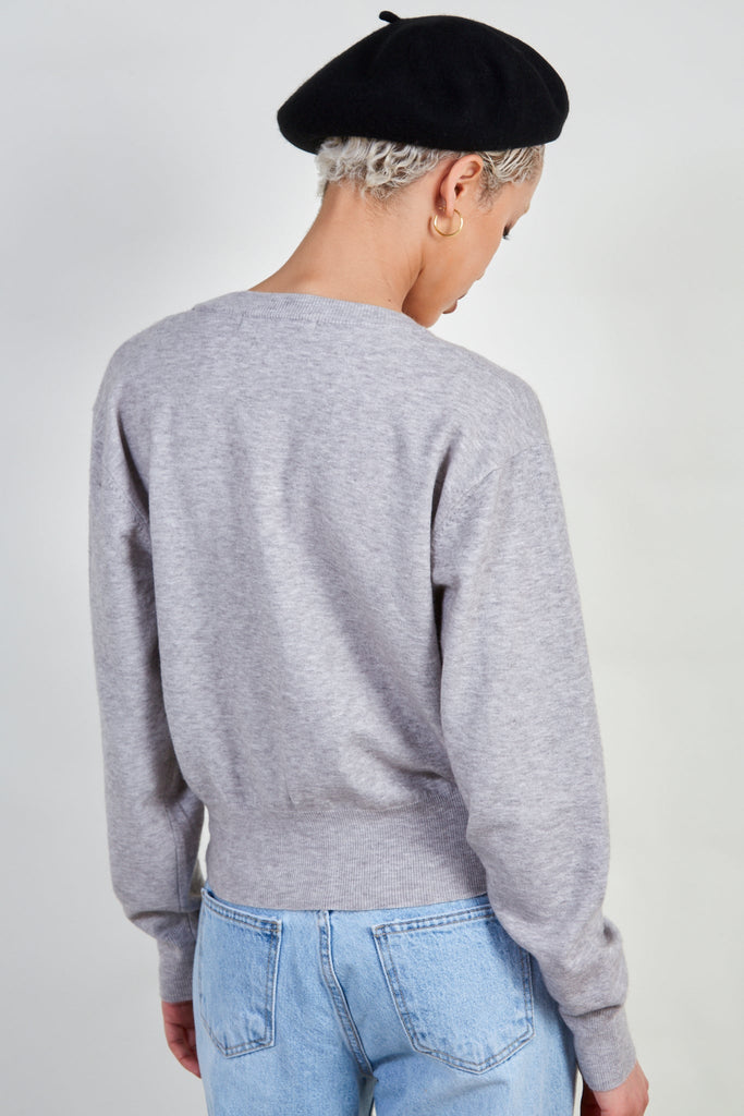 Light grey cashmere blend cardigan_3