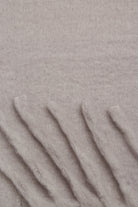 Light grey fuzzy thick scarf_2