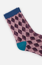 Light pink sheer diamond socks_3