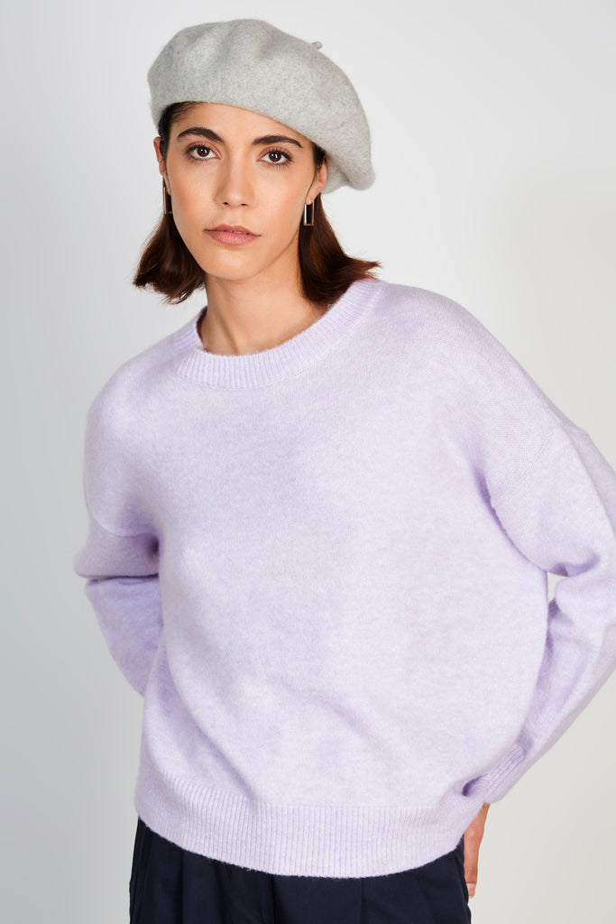 Lilac cashmere wool blend jumper_2