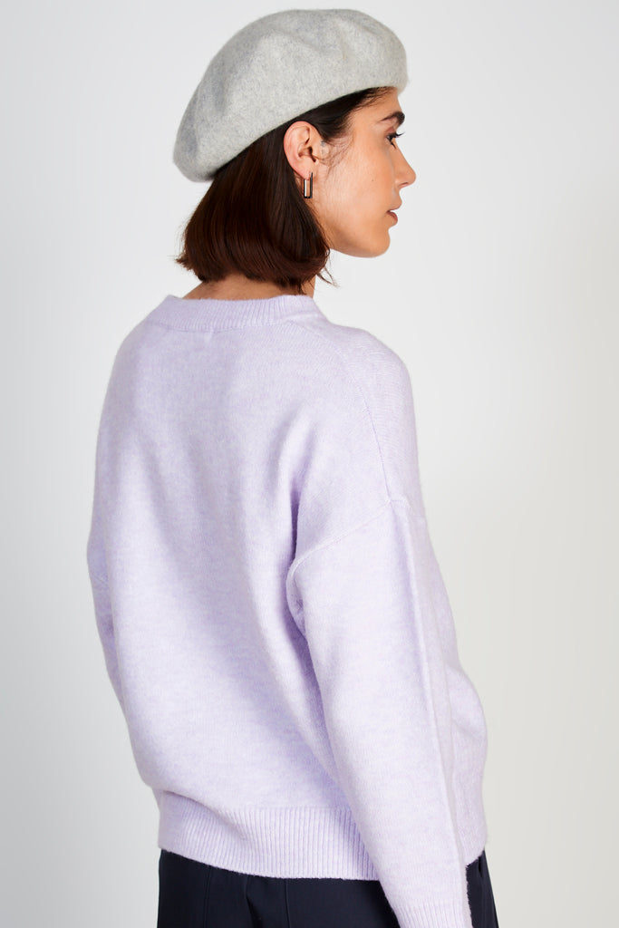 Lilac cashmere wool blend jumper_3