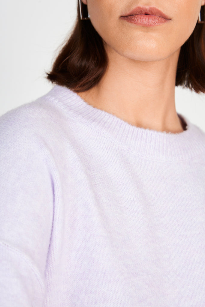 Lilac cashmere wool blend jumper_4