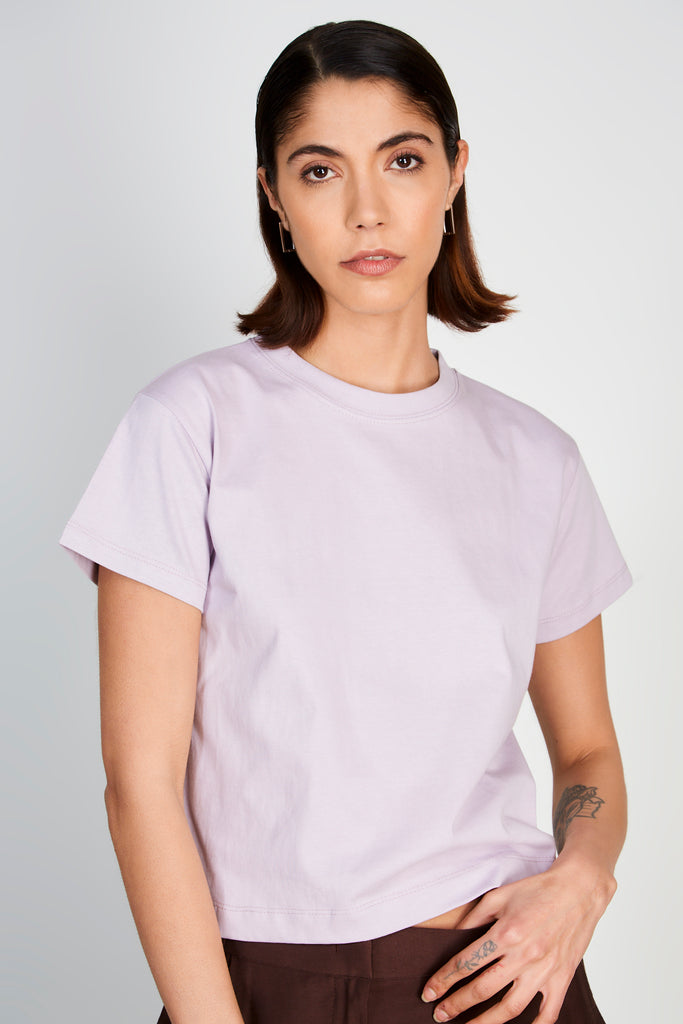 Lilac crew neck t-shirt_1