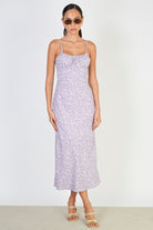 Lilac floral print maxi dress_1