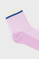 Lilac ribbed light blue trim socks_4