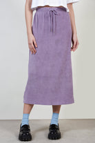 Lilac ribbed velvet skirt_1