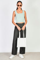 Mint green square neck cableknit tank_4