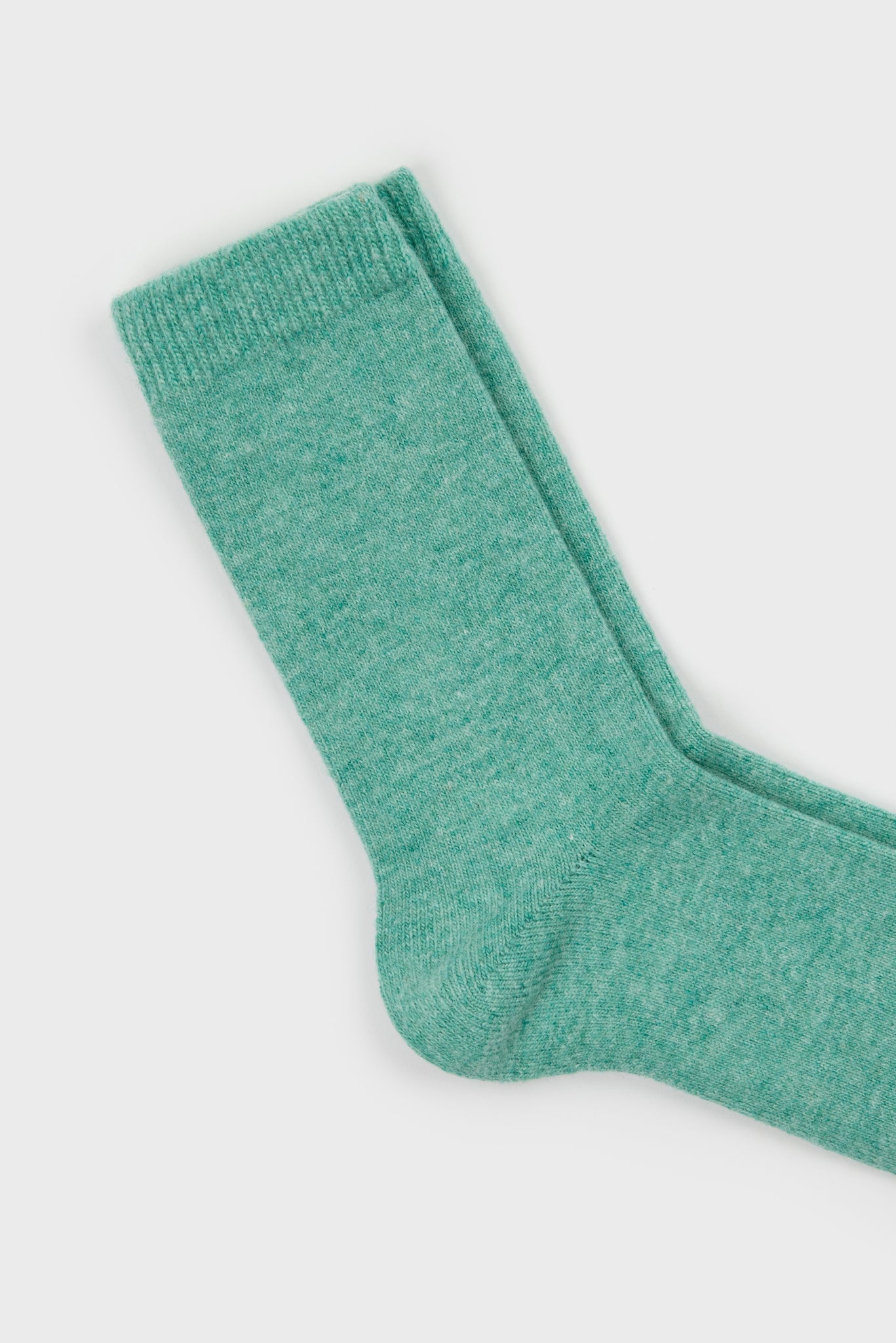 Mint smooth cashmere wool blend socks_2