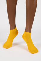 Mustard classic ankle socks_2
