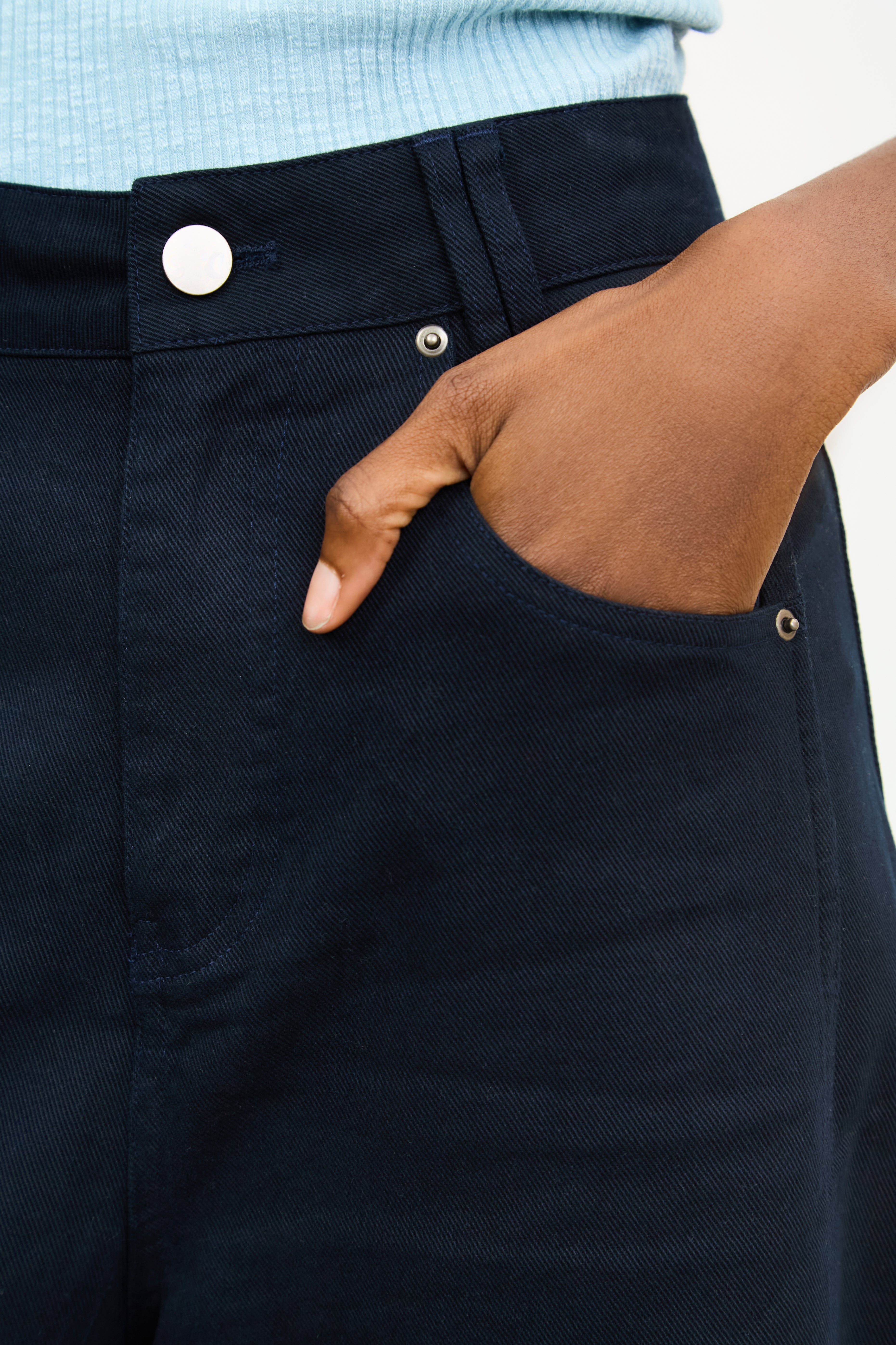 Navy ultra wide leg cropped jeans_3