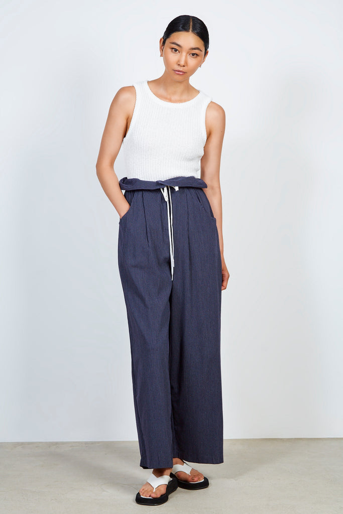 Navy and white thin stripe trousers_2
