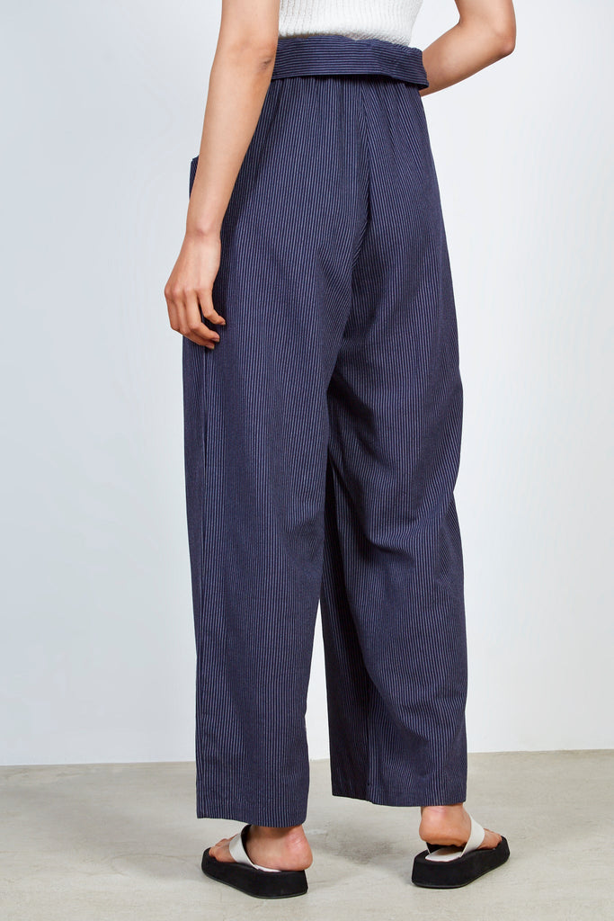 Navy and white thin stripe trousers_3