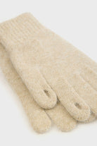 Oatmeal angora wool blend gloves_5