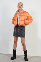 Orange square cropped puffer jacket_3