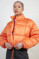 Orange square cropped puffer jacket_2