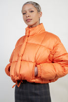 Orange square cropped puffer jacket_1