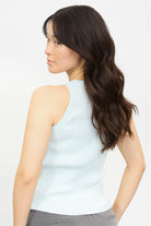 Pale blue long knit tank_2