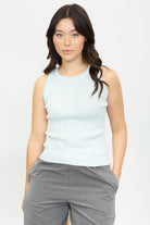 Pale blue long knit tank_5