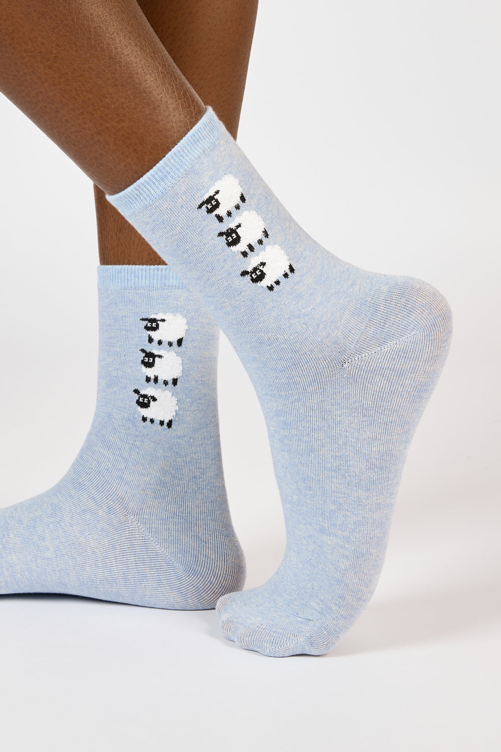 Pale blue triple sheep socks_1