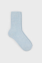Pastel blue ribbed angora long socks_1