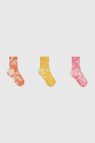 Pastel tie dye socks - Set of 3