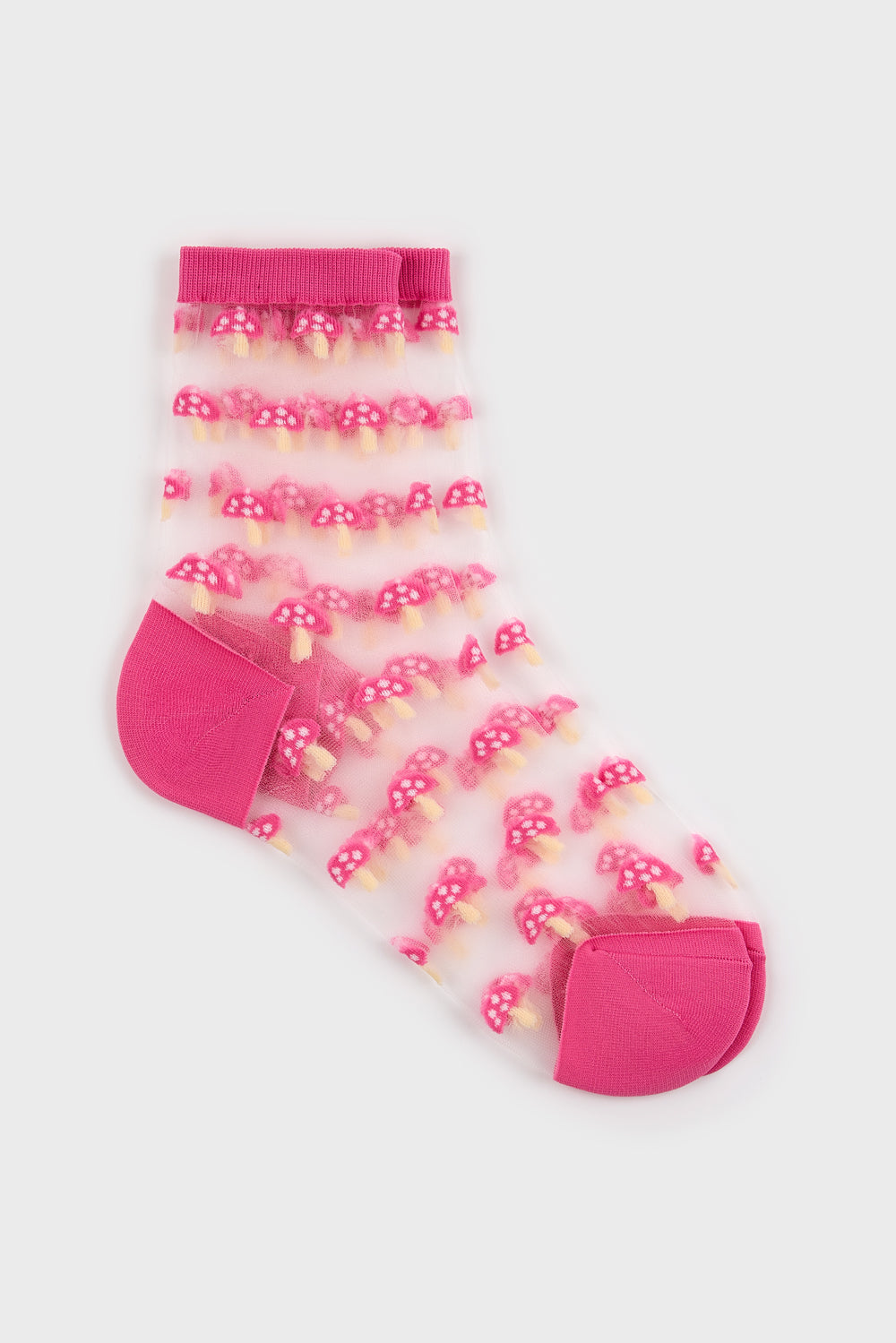 Sheer mushroom socks - Set of 3_2