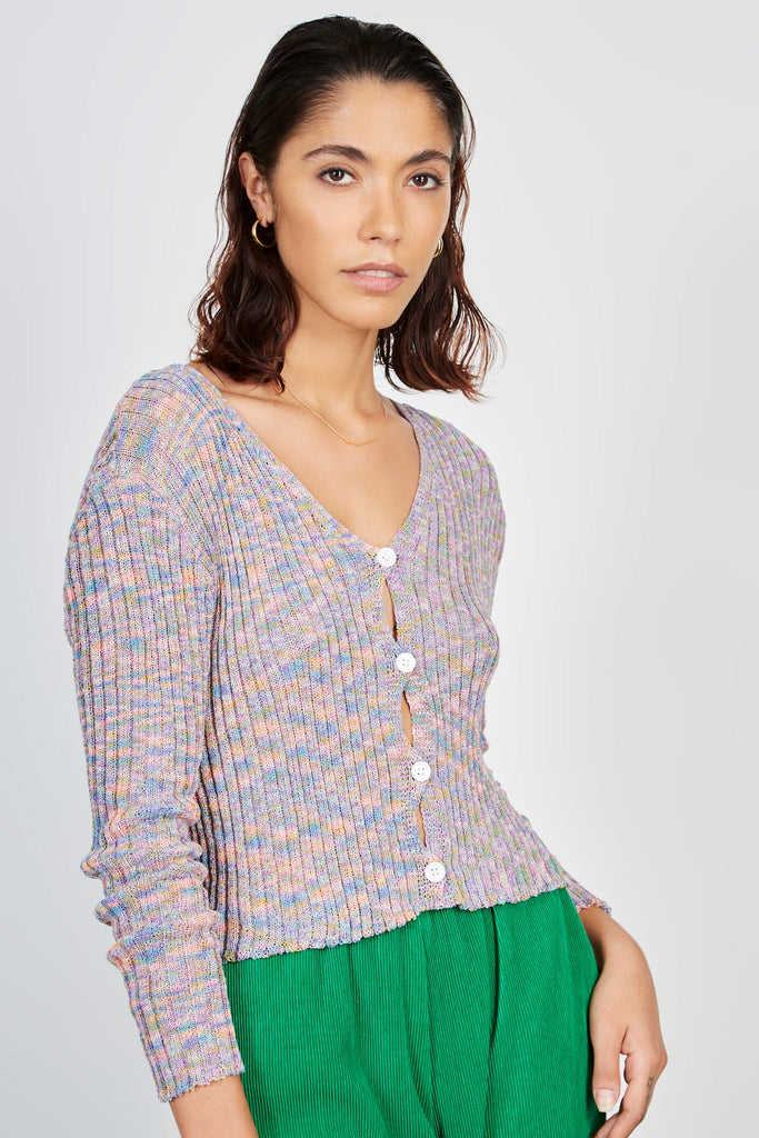 Pink and blue multicolour cardigan_4