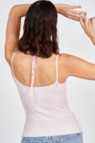 Pink halter strap ribbed tank_2