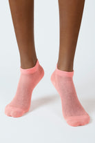 Pink mesh ankle socks_2