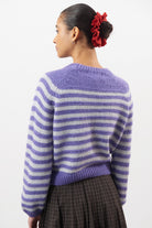 Purple and lilac striped mohair wool blend jumper_2