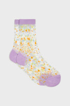 Sheer multicolour dot socks - Set of 5