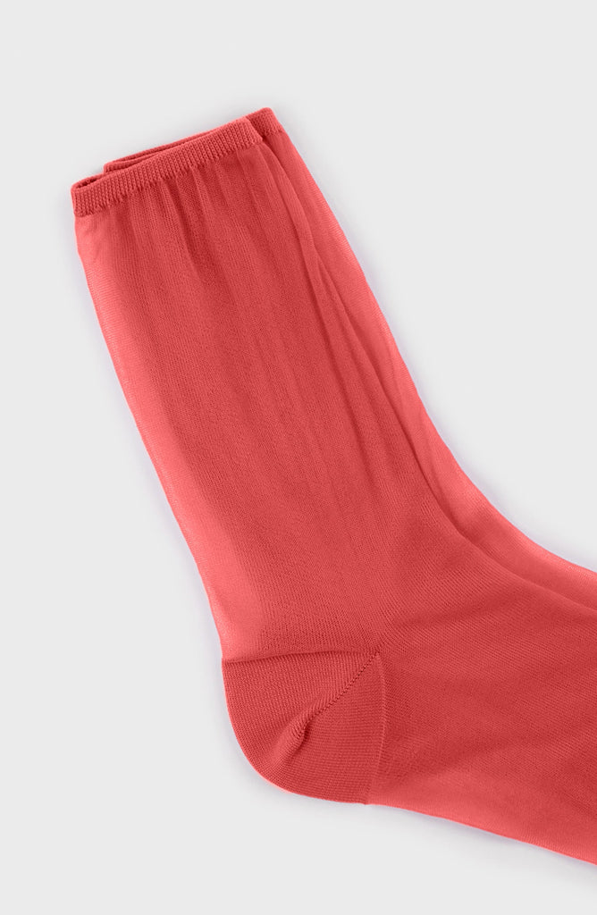 Pink sheer socks_4