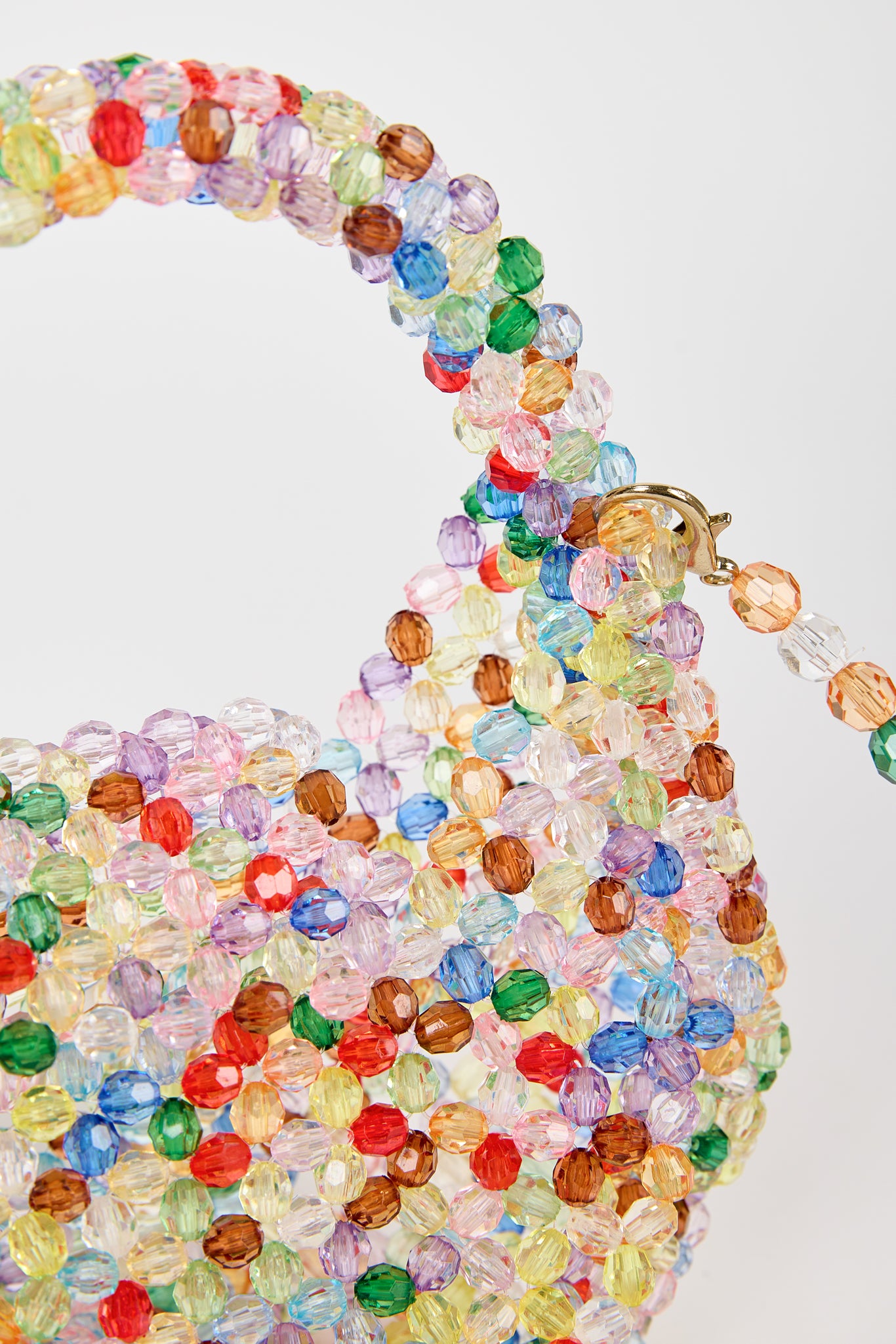 Rainbow beaded structured mini bag_4