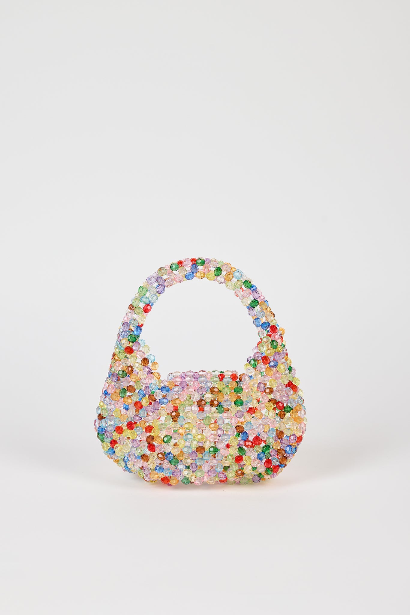 Rainbow beaded structured mini bag_1