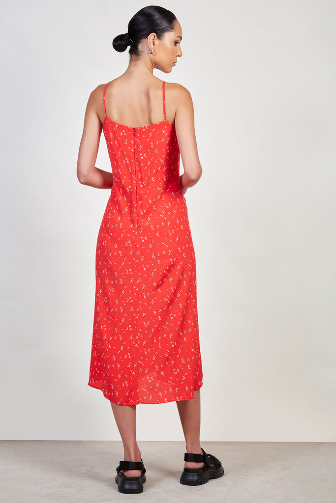 Red and white hearts pull front dress_3