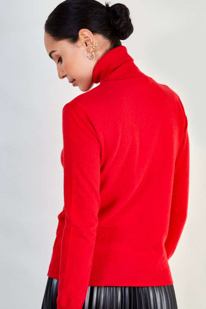 Red cashmere blend turtleneck_3