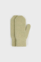 Sage green wool blend mittens_1