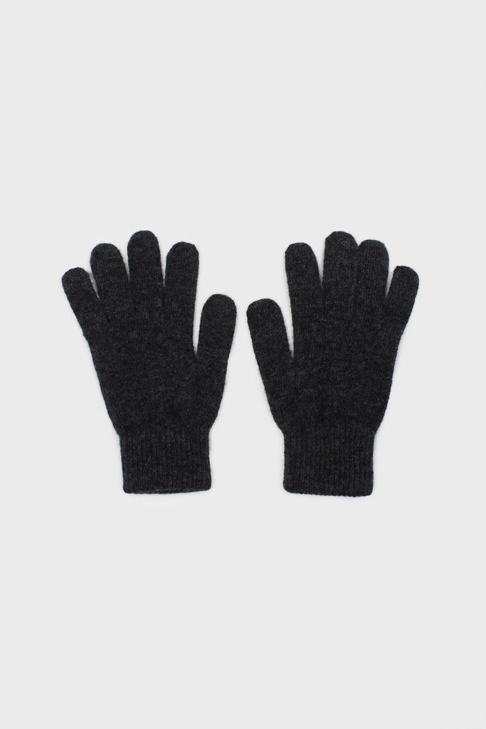 Charcoal grey wool blend gloves_3