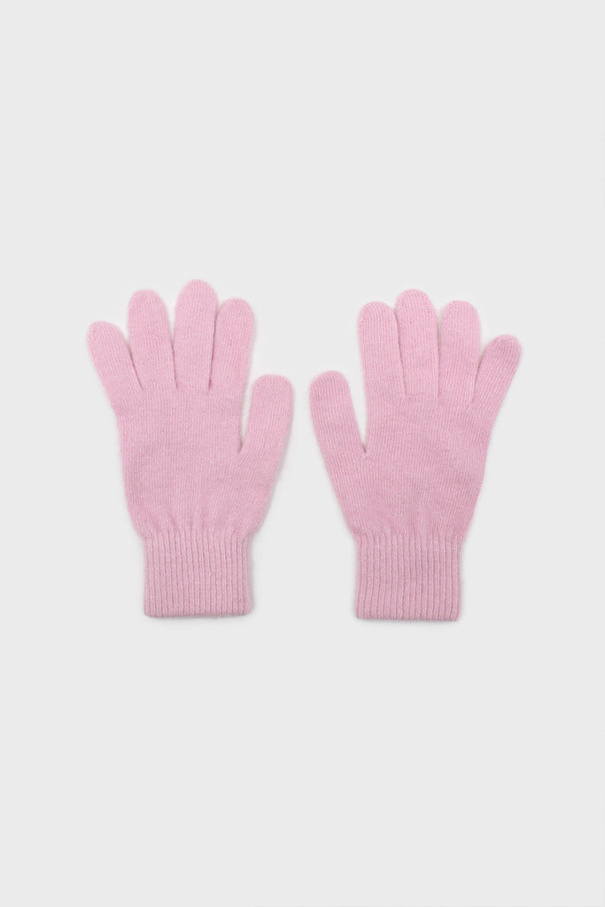 Pale pink wool blend gloves_3