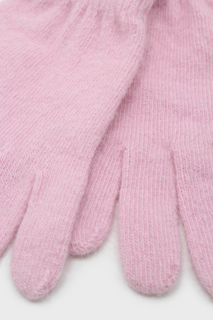 Pale pink wool blend gloves_2