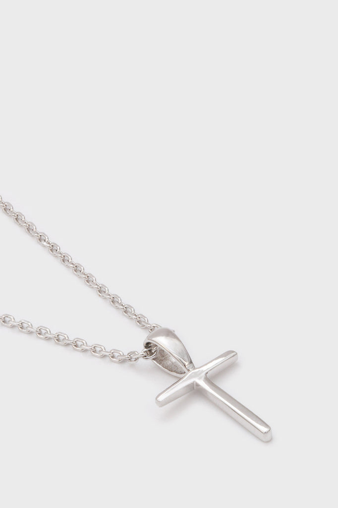 Charm necklace - Silver name initial letter 'T'_2