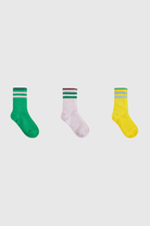 Varsity stripe socks - Set of 3