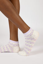 White and lilac textured pop socks_1