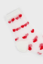 White and red sheer heart socks_2