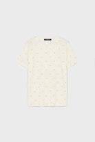 White daisy print t-shirt_1
