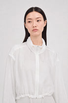 White high low windbreaker_4